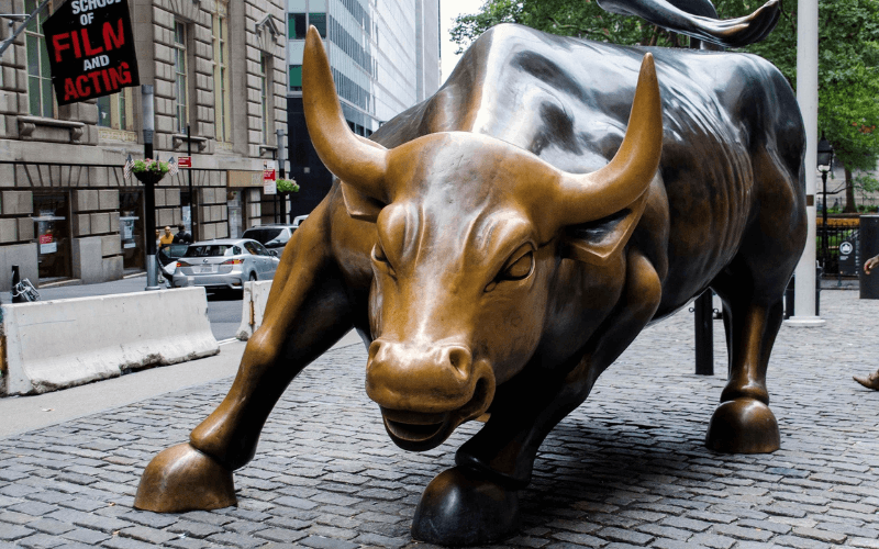Touro da Bolsa de valores de Nova Iorque, Wall Street