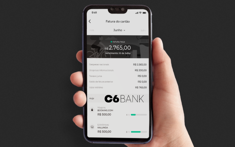 Clientes C6 Bank agora podem pagar fatura com Pix