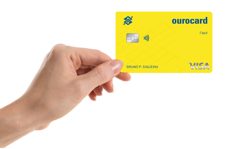 Cartão de crédito Ourocard Fácil Banco do Brasil Visa Internacional