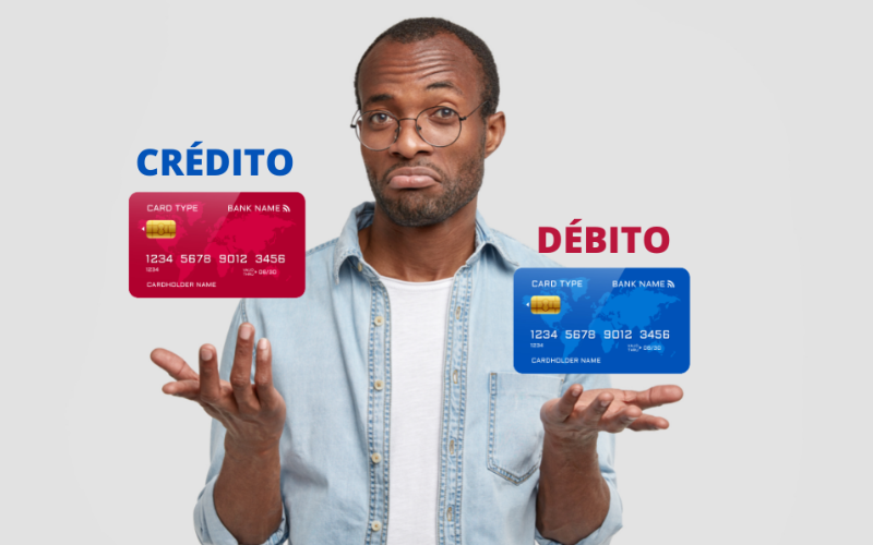 cartão de crédito ou cartão de débito?